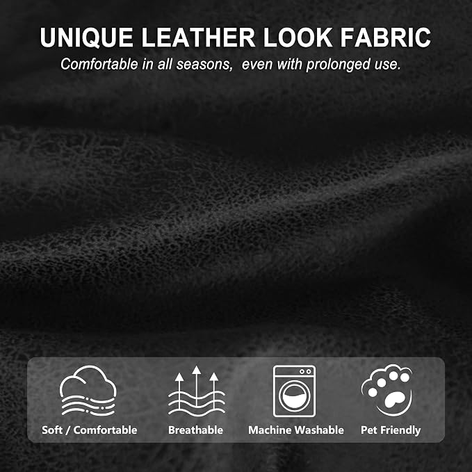 ANARACHON Leather Look Recliner Console Cover - Image 4