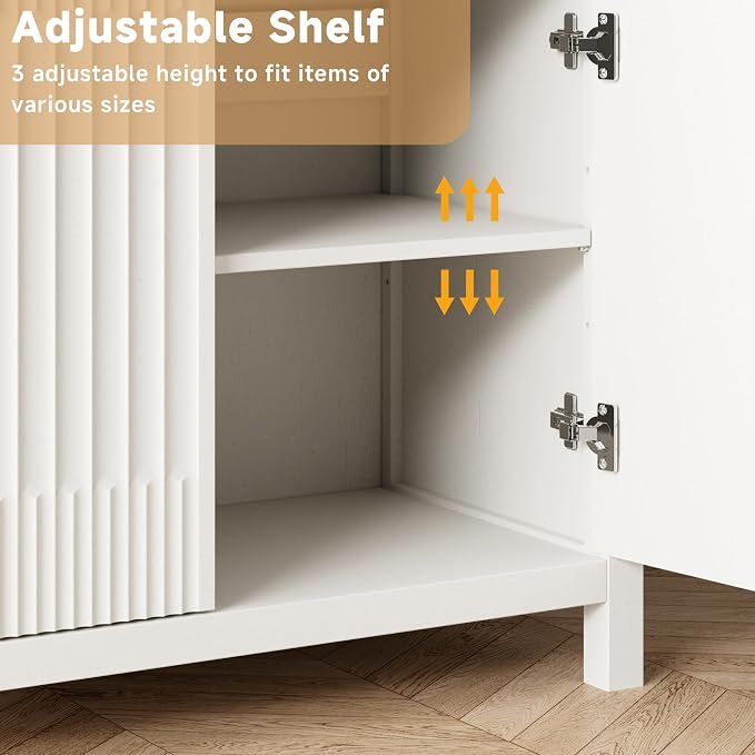 Fatmok Fluted Buffet Cabinet - Image 6