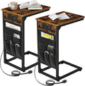 AMHANCIBLE C Shaped End Table by AMHANCIBLE