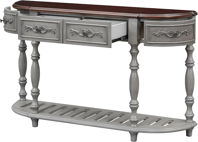LUMISOL Half Moon Console Table - Image 3