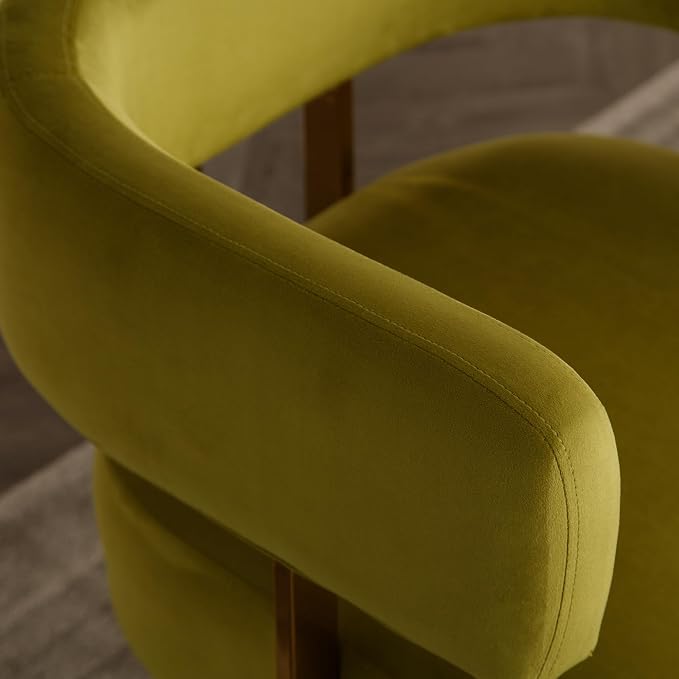 Modern Barrel Accent Chairs Set of 2, Living Room Side Chairs - Image 8