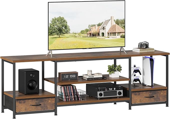 DUMOS 63 inch TV Stand, Entertainment Center by DumosLifestyle