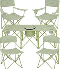 Camping Chair Set of 3, Outdoor Folding Camping Chairs by CAMPHILL