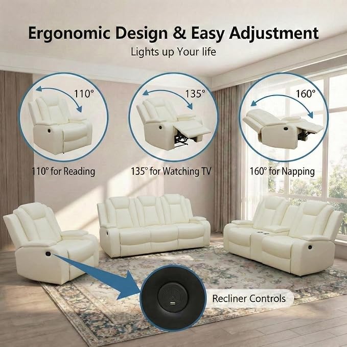 3-Piece Power Recliner Set - Image 3