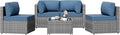 Patio Furniture Sets, 5 Piece Outdoor Sectional Sofas, Wicker Rattan Outdoor by Shintenchi%7CFurnitureMadeforRealLife