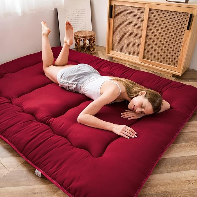 MAXYOYO Japanese Floor Mattress Futon Mattress, Thicken Sleeping Pad Foldable - Image 7