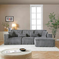 110” Modular Sectional Sofa, Cloud Sectional Couch by HANXIN