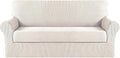 Turquoize Stretch Sofa Slipcover 2 Pieces Sofa Cover Couch Cover by Turquoize