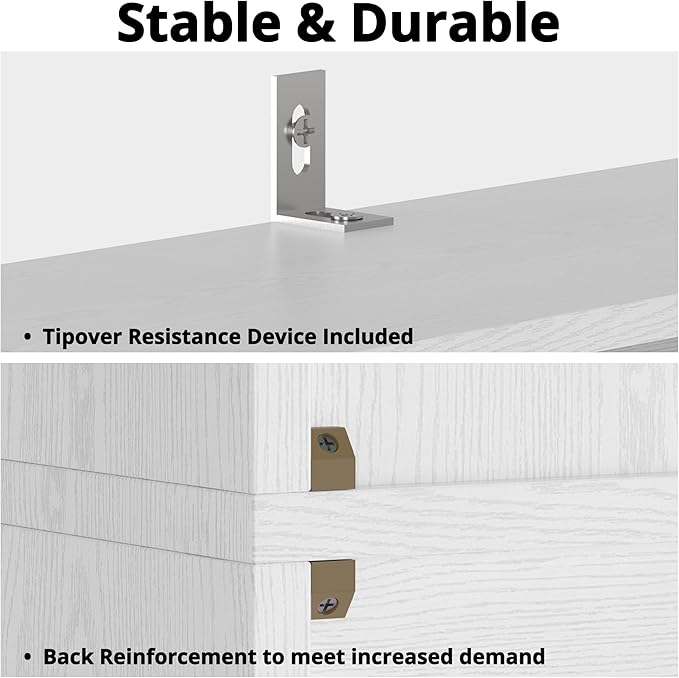 IRONCK Bookshelves and Bookcases Floor Standing 6 Tiers Display Storage Shelves - Image 6