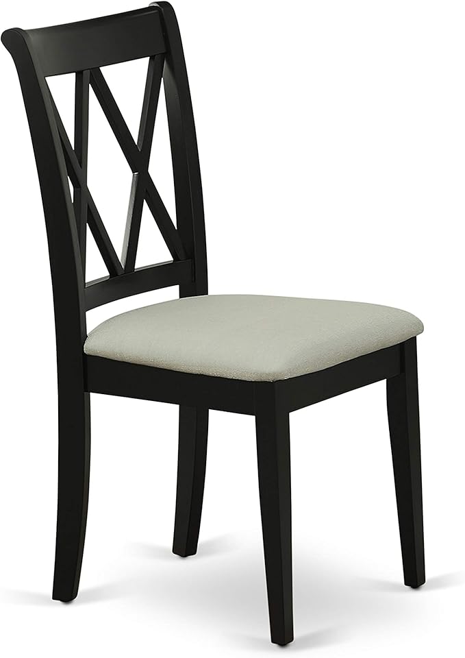 East West Furniture CLC-BLK-C Clarksville Dining Room Chairs - Image 5