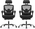 Sweetcrispy Office Computer Desk Chair Set of 2, Ergonomic High-Back Mesh by Sweetcrispy
