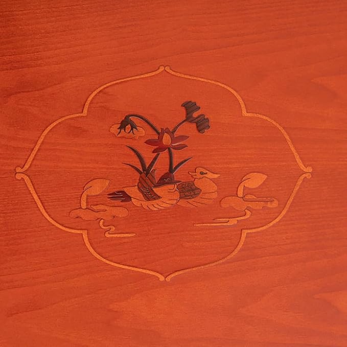 Square Folding Coffee Table, Korean Dining Table, Solid Wood Low Tables - Image 5