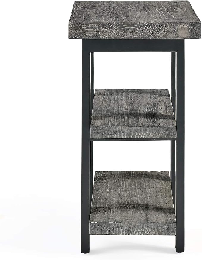 Alaterre Furniture Pomona Living Room 3-Tier Solid Wood End Table - Image 5
