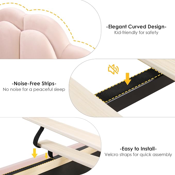 HIFIT Queen Upholstered Smart LED Bed Frame - Image 8