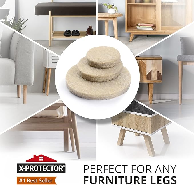 Felt Furniture Pads X-PROTECTOR 181 PCS Premium Furniture Pads - Image 2