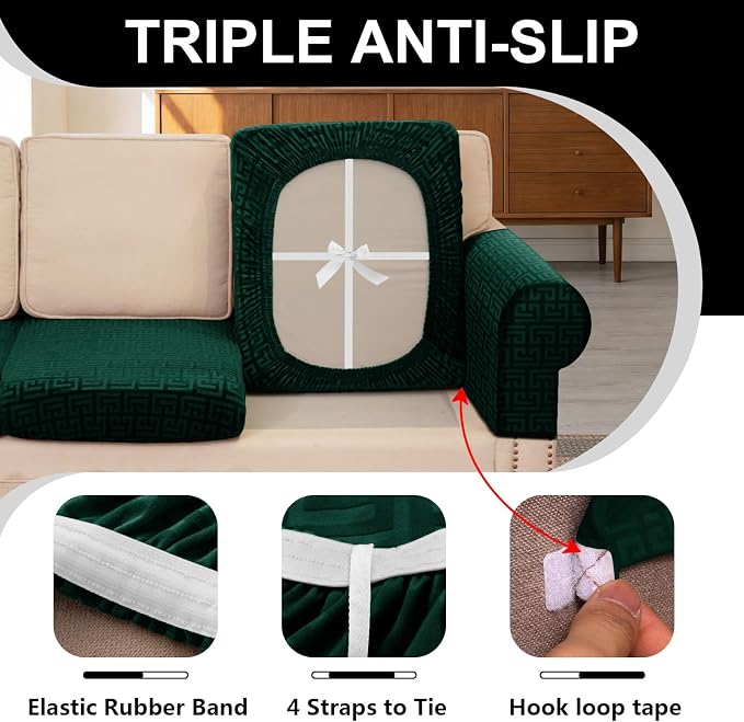 UNBBRRL Stretch Couch Seat Cushion Cover - Image 3