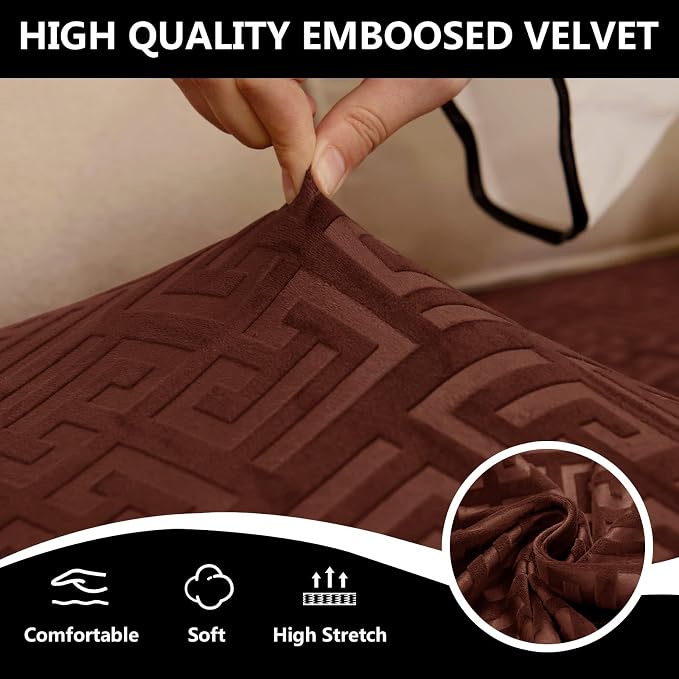 UNBBRRL 10 Pieces Stretch Sofa Cushion Covers - Image 5
