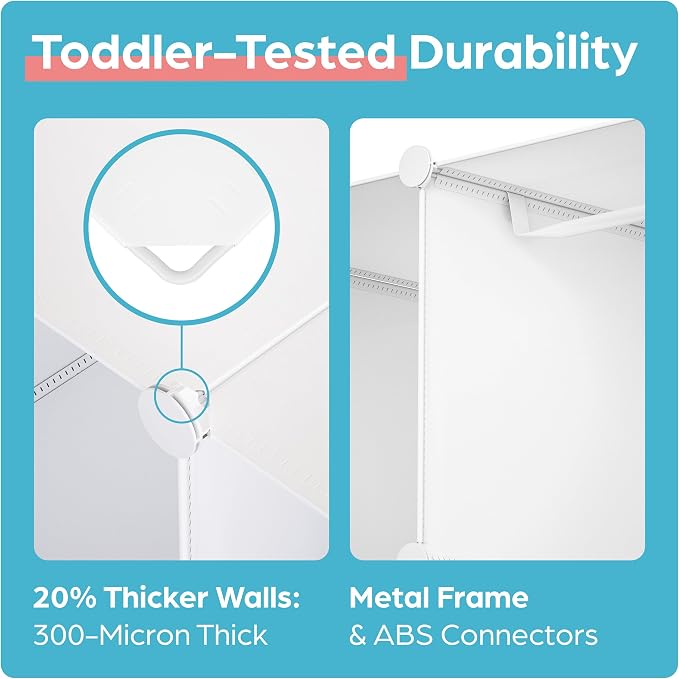 CUBEDIY Baby Closet Organizer for Nursery: Durable Baby Wardrobe for Closet - Image 3