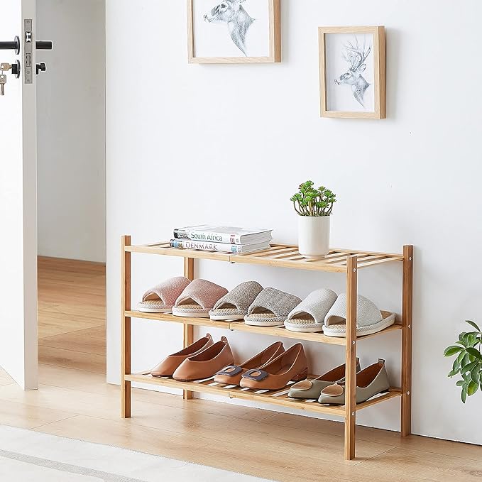 viewcare 6-Tier Bamboo Shoe Rack - Image 8