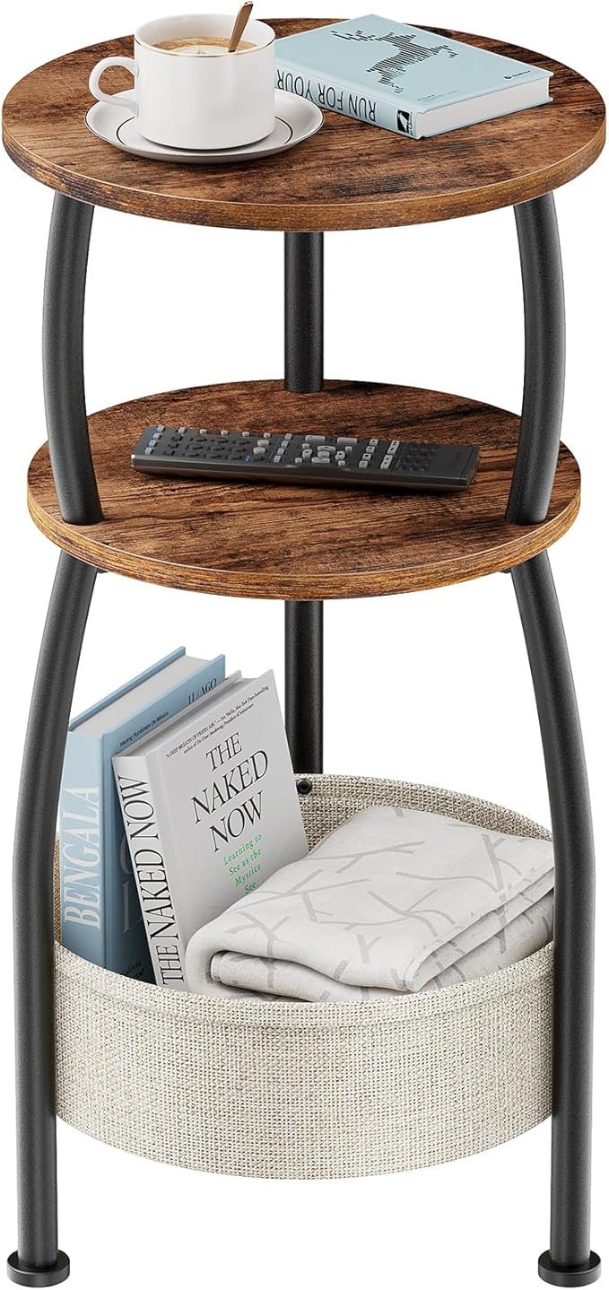 Round Side Table for Small Spaces - Image 9