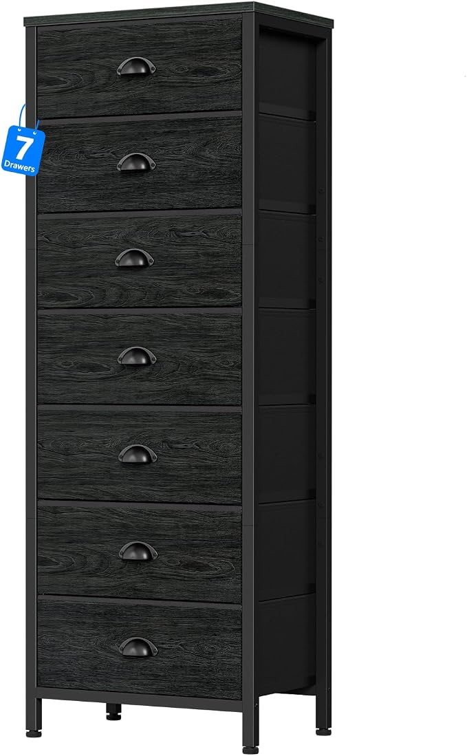 Furnulem Bedroom Dresser, Tall Chests of Drawers by Furnulem