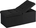 30.5-INCH Storage Ottoman Bench, Footrest by Unknown