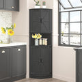 Vabches 64.8" Tall Farmhouse Corner Cabinet by Vabches