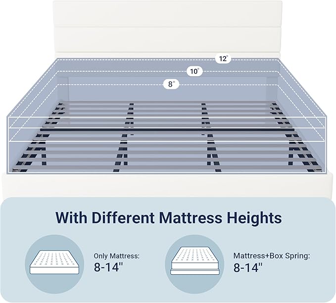 Allewie King Size Platform Bed Frame - Image 7