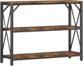 Homeiju Entry Table 40" Width, 3-Tier Entryway Table by Homeiju