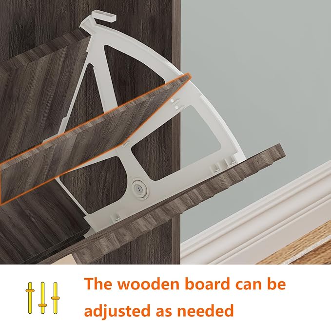Shoe Cabinet Storage, Modern Freestanding Organizer - Image 5