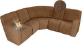 ALIECOM 100% Waterproof Recliner Sectional Couch Covers L Shape Stretch Corner by ALIECOM