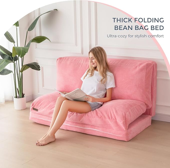 MAXYOYO Folding Sofa Bed, Floor Sofa Convertible Sleeper Chair - Image 3