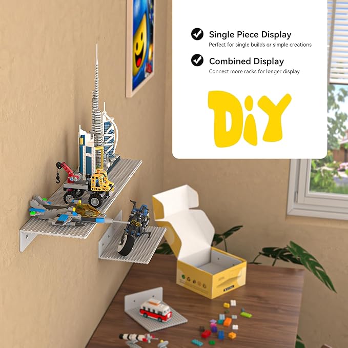 BlissBox 9-Pack Floating Display Shelves - Image 6