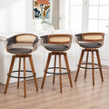 Counter Height Bar Stools Set of 3 by KUNZENTLIVING