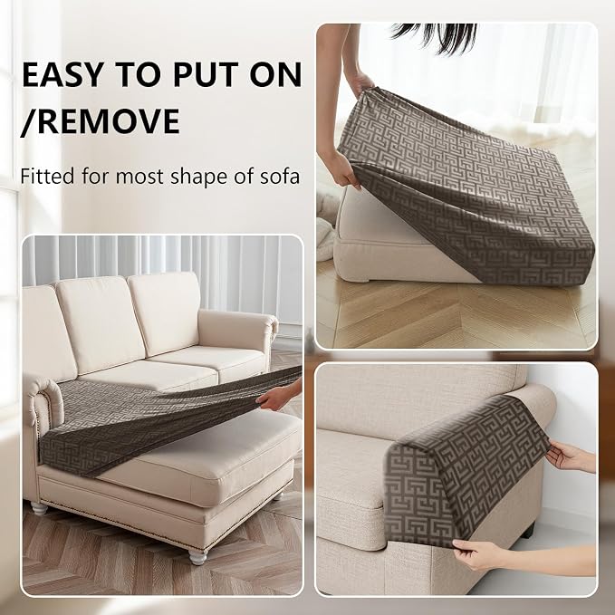 UNBBRRL Stretch Couch Armrest Covers - Image 4