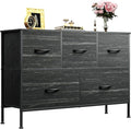 WLIVE Dresser for Bedroom with 5 Drawers, Long Storage Dresser, Fabric Dressers by WLIVE