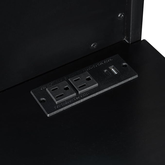 Modern Gaming Loft Bed with Built-in Desk, LED Lighting & Charging Hub – Full - Image 8