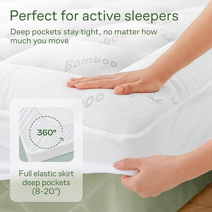 Niagara Sleep Solution Ultra Soft Full XL Size Mattress Topper - Image 5