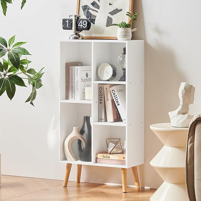 LEYAOYAO 5 Cube Bookshelf 3-Tier Bookcase by LEYAOYAO-Findtheshiningpointofyourideallife%EF%BC%81
