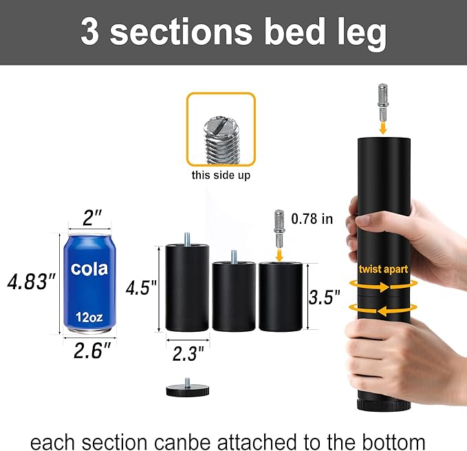 Adjustable Bed Legs Replacement - Image 4
