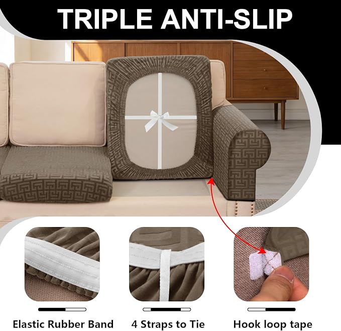 UNBBRRL Stretch Couch Backrest Cushion Cover - Image 3