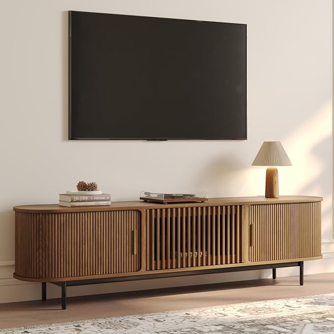 POVISON Fully-Assembled Mid Century Modern TV Stand by POVISON