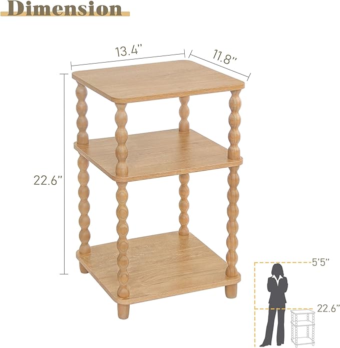 Fultyle End Table, Modern Side Table - Image 3