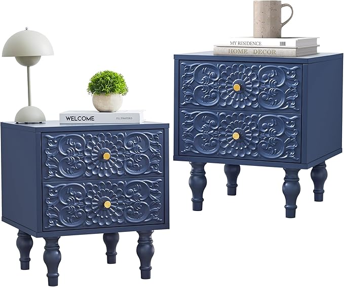 Nightstand, Farmhouse Bedside Table - Image 8