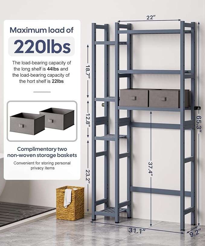 Homde Over The Toilet Storage - Image 2
