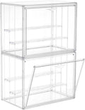 LXLXXL Acrylic Display Case for Collectibles 3 Layer Adjustable Figure Display by LXLXXL