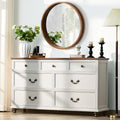 Joaxswe Farmhouse 54" 7 Drawers Dresser by Joaxswe