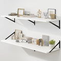 Fun Memories Floating Shelves for Wall, 12 Inch Deep Floating Shelves Set of 2 by FunMemories