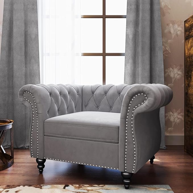 AVZEAR Living Room Accent Chair, Upholstered Sofa Chair Single Sofa Chair by AVZEAR
