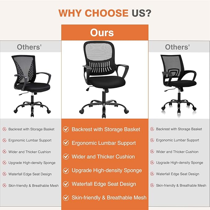 Sweetcrispy Home Office Managerial Executive Chair - Image 6